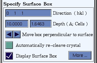 cleave crystal
window detail